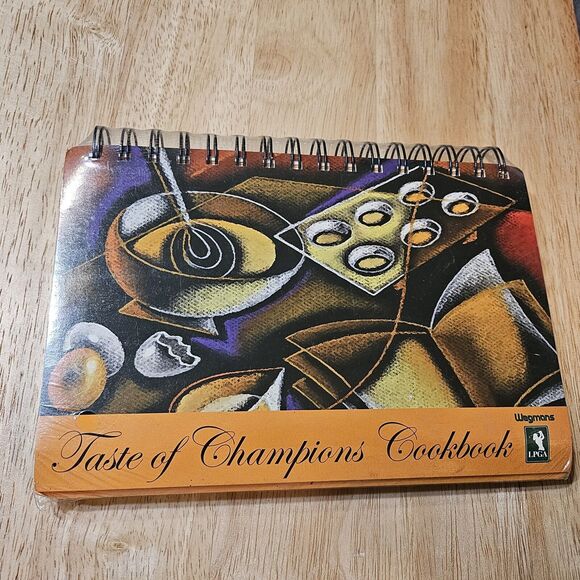 Taste of Champions Cookbook Wegmans LPGA new and sealed spiral bound - Picture 1 of 2